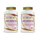 Kit 2x Mio-nositol + Vitaminas 500mg 2x60 cps Flora Nativa Sabor:Sem sabor