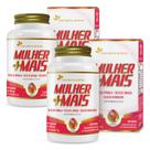Kit 2x MULHER +MAIS (Primula, Linhaca, Borragem + Vitamina A, D, E, K) 60 Capsulas Cada - Flora Nativa Kit 2x MULHER +MAIS (Primula, Linhaca, Borragem + Vitamina A, D, E, K) 60 Capsulas Cada - Flora Nativa