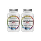 Kit 2x Multivitamínico A a Z 500mg 2x60 cps Flora Nativa Sabor:Sem sabor