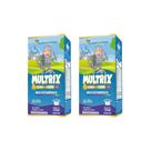 Kit 2x Multrix Infantil Vitaminas A Z 2x120ml Uva Flora
