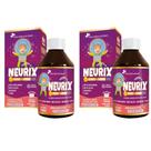 Kit 2x Neurix (B12, Ferro,Metilfolato e Magnésio) 150ml Sabor Salada de Frutas FNB