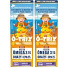 KIT 2X Ô-Trix Ômega 3 Em Gotas Infantil 30ml - Flora Nativa Sabor:Uva