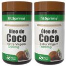 Kit 2x Óleo de Coco Extra Virgem 60 Cápsulas