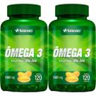 Kit 2X Ômega 3 1000mg - 120 Cápsulas - Herbamed