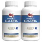 Kit 2X Ômega 3 EPA DHA - 240 Cápsulas 1g - Vitafor
