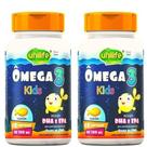 Kit 2x Ômega 3 Kids 500mg - 120 Cápsulas Puras Sem Aditivos e Metais