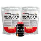 Kit 2x Optimum Isolate Whey Protein 900g + BCAA 100g - Bodybuilders