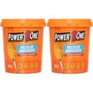 Kit 2X Pasta de Amendoim Integral Crocante - 500g - Power One