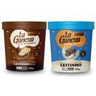 Kit 2x Pasta de Amendoim Zero Açúcar Leitinho e Black La Ganexa