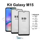 Kit 2x Películas 3D de Vidro para Samsung Galaxy M15
