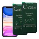 Kit 2x Películas Privacidade Fosca Ceramica iPhone X 13 14 Pro