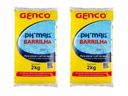 Kit 2x pH Mais Barrilha Genco 2Kg Manutenção de Piscinas Kit 2x pH Mais Barrilha Genco 2Kg Manutenção de Piscinas