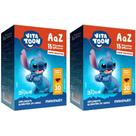 KIT 2X Polivitamínico A-Z Kids Vitatton Stitch 30 gomas - Maxinutri