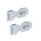 kit 2x Porta cadeado 2" 1/2 Zincado Premium