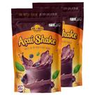 Kit 2x Pouch Shake Açaí Com Açúcar 72g Fitness Academia