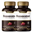 Kit 2x Resveratrol (Trans-Resveratrol) 60 Capsulas 500mg Melfort