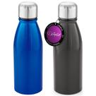 Kit 2x Squeeze Alumínio 500 ml Wave TopGet Azul e Chumbo Kit 2x Squeeze Alumínio 500 ml Wave TopGet Azul e Chumbo