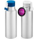 Kit 2x Squeeze Alumínio 570 ml Phase TopGet Branco e Azul