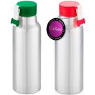 Kit 2x Squeeze Alumínio 570 ml Phase TopGet Verde e Vermelho