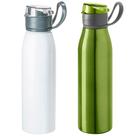 Kit 2x Squeeze Alumínio 650 ml Capri TopGet Branco e Verde