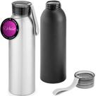 Kit 2x Squeeze Alumínio 660 ml Ride TopGet Cromado e Preto