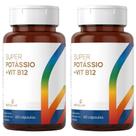 KIT 2X Super Potássio + Vitamina B12 60 cápsulas - Natulha