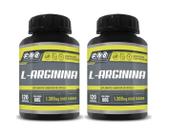 Kit 2x Suplemento Alimentar L Arginina 1300mg 120 cápsulas Flora Nativa