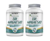 Kit 2x Suplemento Alimentar Tri Magnésio 500mg 60 cápsulas Flora Nativa