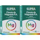 Kit 2X Supra Cloreto de Magnésio P.A. - 60 Cápsulas - Herbamed