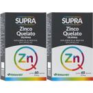 Kit 2X Supra Zinco Quelato - 29,59mg 60 Cápsulas - Herbamed