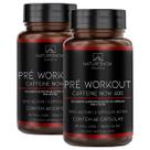 Kit 2x termogenico cafeinne 60 cãpsulas - natures now