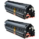 Kit 2x Toner Compatível 435A 436A 285A para P1102w P1102 M1132 M1210 M1212 P1005 P1006 P1505 M1120 Preto 1.800