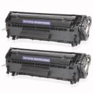 Kit 2x Toner Compatível Q2612A 12A 100% Novo 1018 1015 1020 M1005 2.000 Impressões Kit 2x Toner Compatível Q2612A 12A 100% Novo 1018 1015 1020 M1005 2.000 Impressões