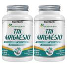 KIT 2X Tri Magnésio Taurato, Malato e Bisglicinato 60 cápsulas - Flora Nativa KIT 2X Tri Magnésio Taurato, Malato e Bisglicinato 60 cápsulas - Flora Nativa