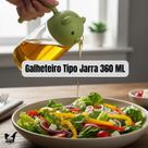 Kit 2x Unidades Galheteiro Azeitero 630ml Vidro Com Bico Dosador Tipo Jarra Óleo Azeite Vinagre Shoyu Salada