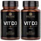 Kit 2x Vit D3 2000UI - 120 Capsulas cada - Essential Nutrition