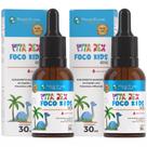 Kit 2x Vita Rex Foco Kids Gotas 30ml - Floral Ervas Kit 2x Vita Rex Foco Kids Gotas 30ml - Floral Ervas