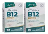 Kit 2x Vitamina B12 Metilcobalamina 60 Comprimidos Lauton