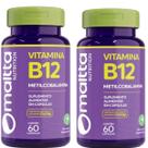 Kit 2x Vitamina B12 Metilcobalamina Suplemento 120 Cápsulas