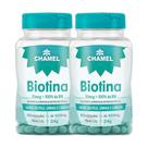 Kit 2x Vitamina Biotina 60 cápsulas 400mg - CHAMEL