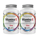 Kit 2x Vitamina E Tocoferol 15mg 60 SoftCaps Flora Nativa do Brasil