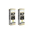 Kit 2x Vitamina K2 Menaquinona-7 2x20ml Laranja Flora Nativa