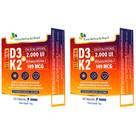 KIT 2X Vitamina k2 (Mk-7) + Vitamina D3 30 cápsulas - Flora Nativa KIT 2X Vitamina k2 (Mk-7) + Vitamina D3 30 cápsulas - Flora Nativa