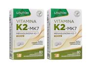 Kit 2x Vitamina K2 Mk7 (Menaquinona) (60 cápsulas) - Lauton