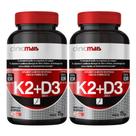 KIT 2X Vitamina k2 + Vitamina D3 30 cápsulas - Clinicmais