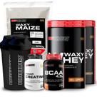 Kit 2x Waxy Whey 900g + Waxy Maize 800g + Power Creatina 100g + BCAA 4,5 100g + 2x Coqueteleira - Bodybuilders Kit 2x Waxy Whey 900g + Waxy Maize 800g + Power Creatina 100g + BCAA 4,5 100g + 2x Coqueteleira - Bodybuilders