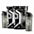 Kit 2X Whey Protein 100% 32g de Proteína 2Kg + 2X Coqueteleira 600ml - Planet Pharma -