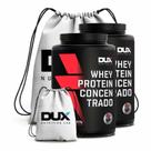 Kit 2x Whey Protein Concentrado 900g + Mochila - Dux Nutrition Lab (morango)