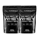 Kit 2x Whey Protein Muscle Whey 900g XPro Nutrition