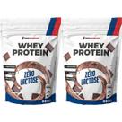 Kit 2X Whey Protein Zero Lactose - 900g Refil Chocolate - NewNutrition